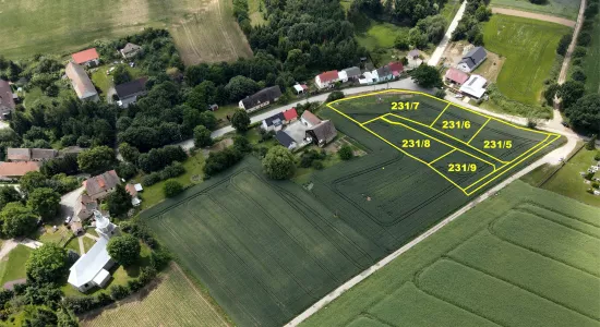 * wizualizacja granic działek ma charakter poglądowy