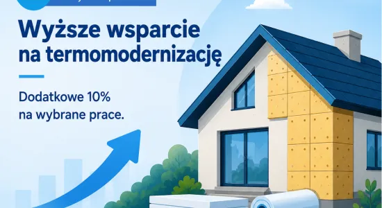 wyższe wsparcie na termomodernizację