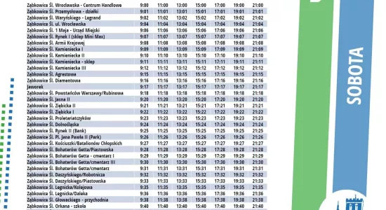 linie SOBOTY - A B oraz W (002