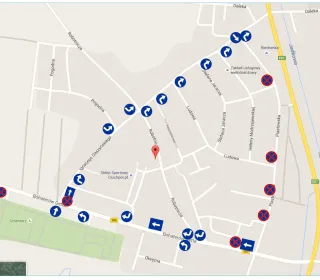 mapa rejon cmentarza