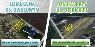 KAFELEK DWIE DZIAŁKI NA OWOCOWYM