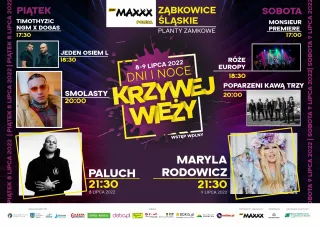 plakat DNI I NOCE KRZYWEJ WIEŻY