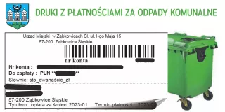 druczki śmieci komunikat KAFELEK