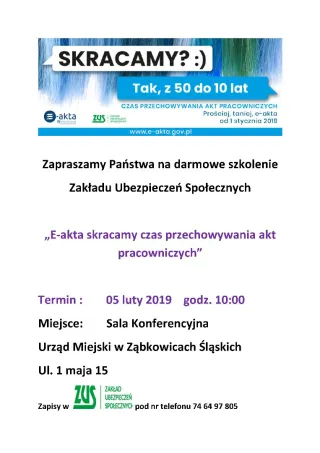 zaproszenie na e-AKTA