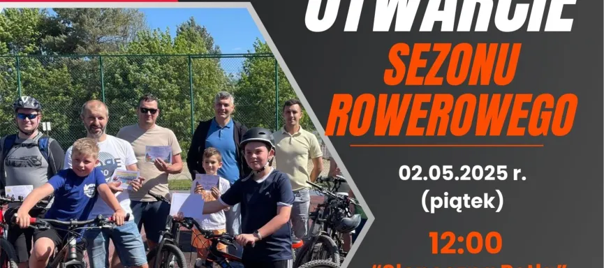 plakat promujący rekreacyjny rajd rowerowy trasą "Słonecznej Pętli"