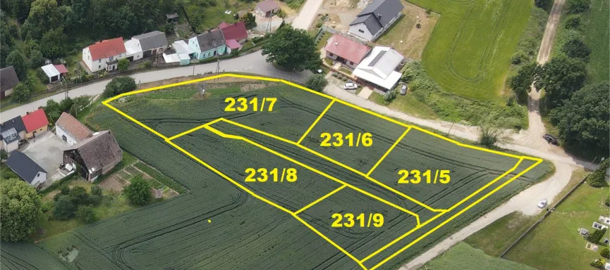 *wizualizacja granic działek ma charakter poglądowy