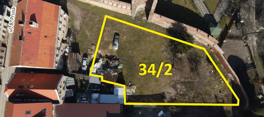 działka przy ul. B. Prusa