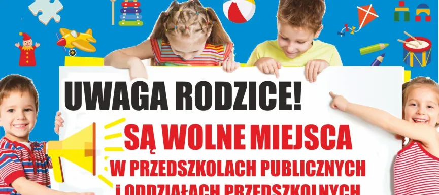 wolne miejsca w przedszkolach KAFELEK