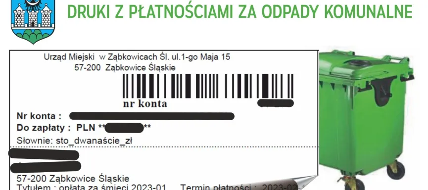 druczki śmieci komunikat KAFELEK