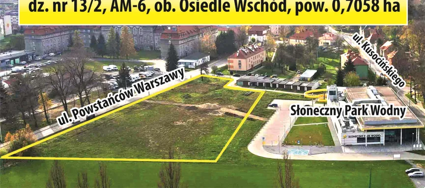 działka przy basenie kafelek