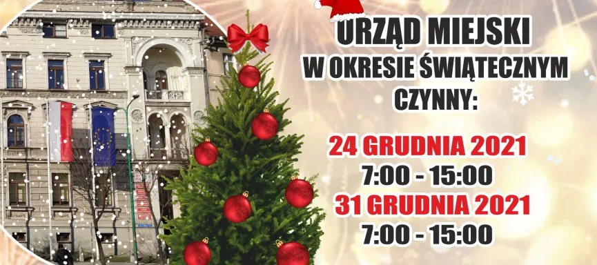 PRACUJEMY W ŚWIĘTA 2021 kafelek news