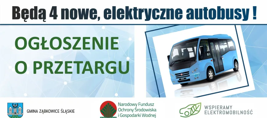 BĘDĄ NOWE AUTOBUSY - PRZETARG KAFELEK