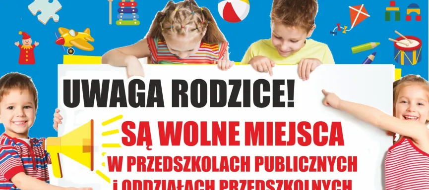 wolne miejsca w przedszkolach KAFELEK