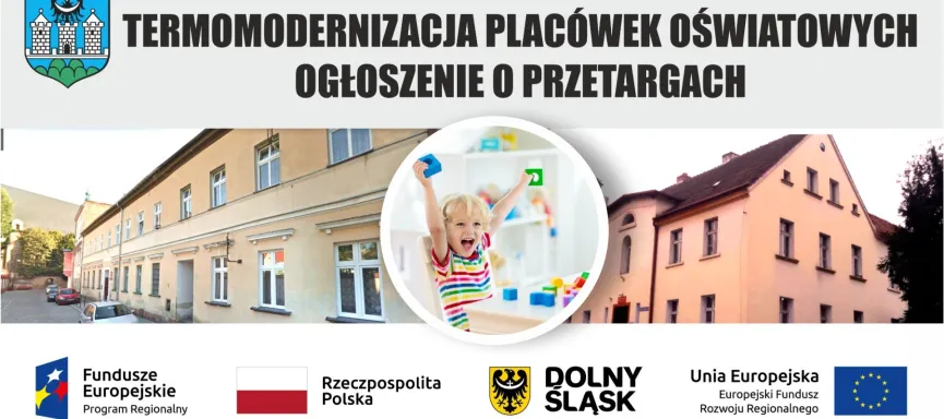 termomodernizacja przedszkoli PRZETARG KAFELEK