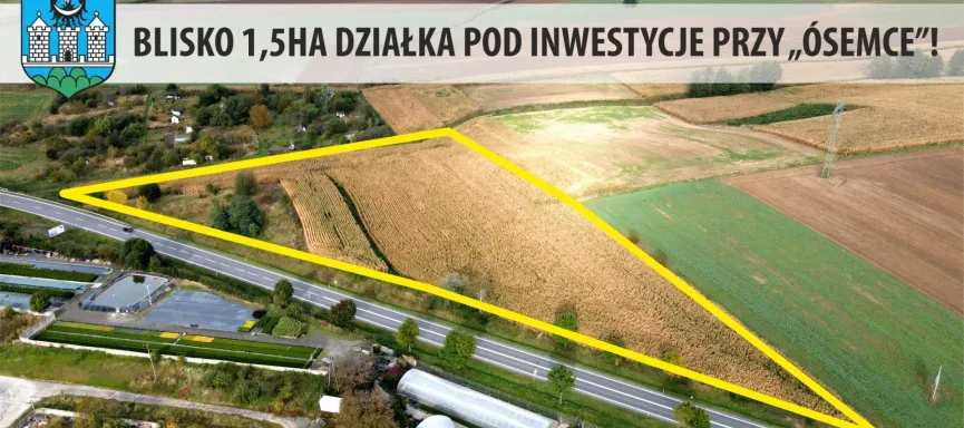 działka przy 8 kafelek