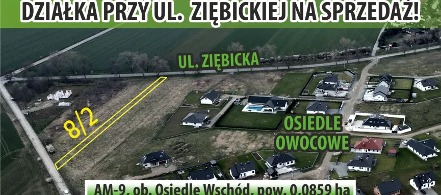 działka przy ul