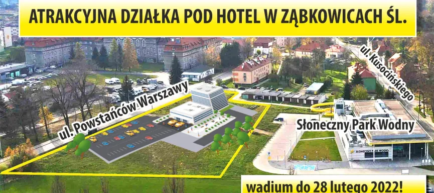 działka przy basenie kafelek grudzień
