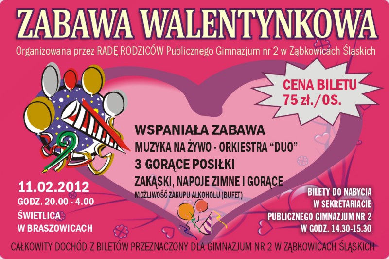 zabawa walentynkowa